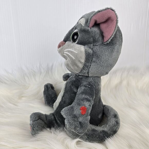 DRAGON-I Talking Tom Talk Back Cat Interactive Gray Plush 9" - Picture 6 of 10